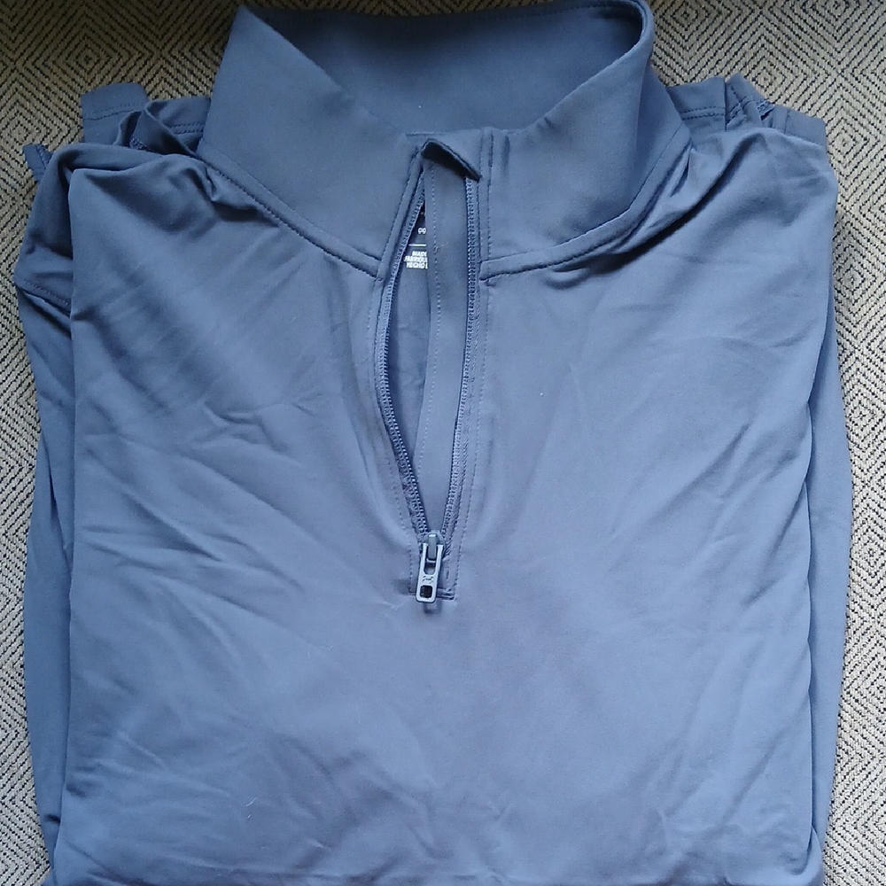 Mens Gray Under Amour Quarter-Zip Pullover